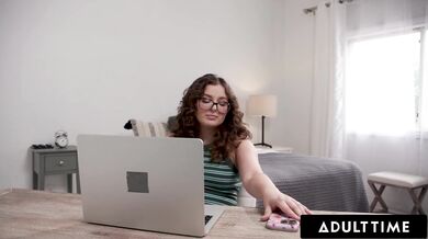 ADULT TIME - Uptight College Student Leana Lovings Seduced For Taboo Fuck With Sexy Step Cousin!