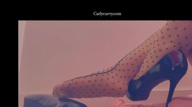 Side view of heels with nylons and more!