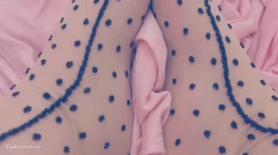 Side view of heels with nylons and more!