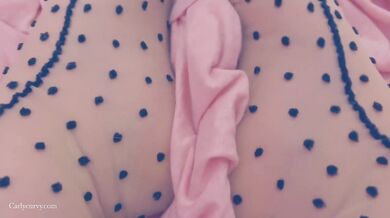 Side view of heels with nylons and more!