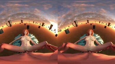 Candy 3D VR pov busty redhead