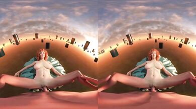 Candy 3D VR pov busty redhead