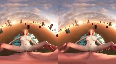 Candy 3D VR pov busty redhead