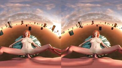 Candy 3D VR pov busty redhead