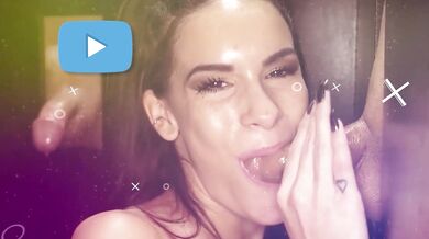 Gloryhole Secrets - Hot Brunette Uses A Vibrator After Sucking Cock At The Gloryhole