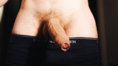 Soft floppy uncut dick playing