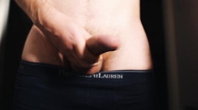 Soft floppy uncut dick playing