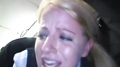 Blonde Schoolgirl Groped by Japanese Dude