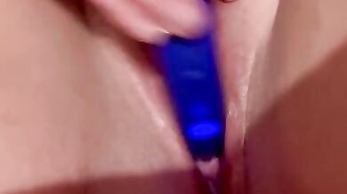 Solo toy play - leaking pussy (Candy Caine, Freya Mayer, Sky Bri)