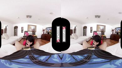 VRCosplayX.com Busty Asian Babe Akali Spares Your Life After Fucking