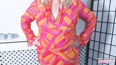 BBW Wife in Hot Outfit Ready for Date - Will New Lover Fuck Her?