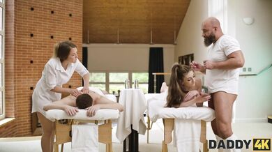 DADDY4K. Massaging the Moisture. Hot sex with Nicole Sweet