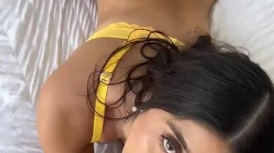 Busty Brunette Gives Head After Date