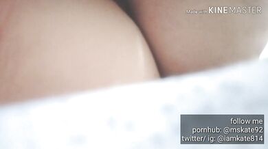 Co-ed roomate let her schoolmate eat her tight Asian Pussy