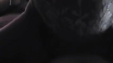 He only wanted a massage, he got a complete screw (feet, face, pussy, spit)