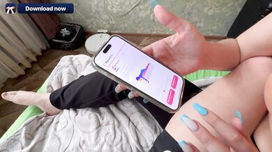 Cunning Stepson Excited His Stepmom Using An App-SEX ACTIONS!! Bitch Washed Her Face With Sperm.