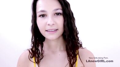 Incredibly Cute Teen Pumps Cock With Her Mouth in New Hot Teen Sex Video