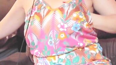 My wife showing pussy and big tits