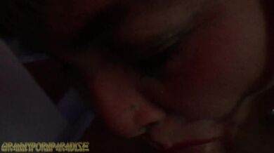 Asian Granny Sucks Rims and gets Fucked