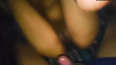 A man fucked a desi housewife infront of her husband,.