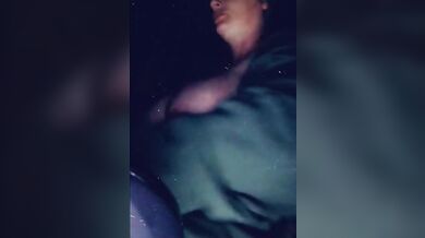 Tittys out while driving