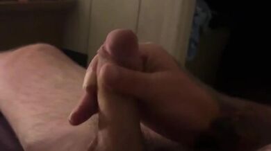 Hubby caught jerking off