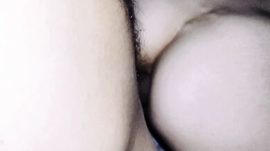 Husband and friend take turns stretching wife's holes