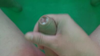 POV solo horny man masturbation