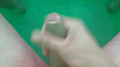 POV solo horny man masturbation