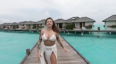 hot olesya malibu on vacation