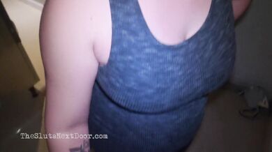 Nerdy Slut give BJ on Hotel Balcony during Coronavirus