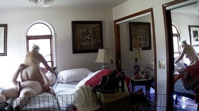 Auntie Ann Sits On His Face Then Takes A Hammering In Her ASS Loud