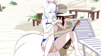 Azur Lane - Kaga 3D Hentai
