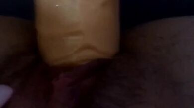 ASMR Fucking my pussy with a BIG COCK dildo ,pussy fucking sounds