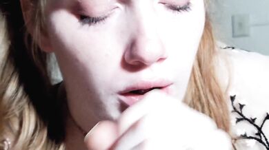 GingerPeach Blow Job Throat Queen Compilation 1