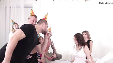 DP Bella Tornado Sweet Angel - Real Birthday - Non Stop Assfucked - Anal Crazy Teen porn (Leo Casanova)