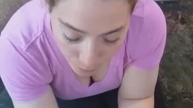 POV Smoking Public BJ with Facial Finish - Heather Kane