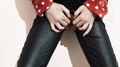 I Love To Screw My Pussy With A Big Toy In Black Stockings