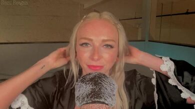Cute Blonde Does Sexy Personal Attention ASMR For You - Remi Reagan