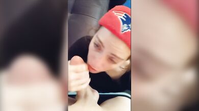 Pats Fan Gives POV Blowjob in Tribute to the GOAT (Heather Kane)