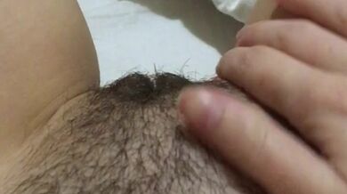 POV Look how hairy my pussy, full bush. Lick my pussy, please!