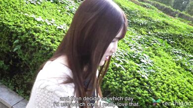 Cute amateur Manami Morishita takes off her clothes for first time ever on camera interview, couch casting NO MOSIAC nude