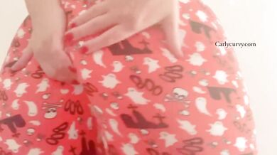 Cute Halloween pj pants tease!