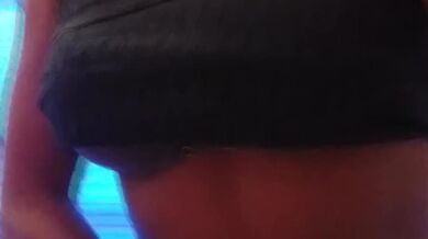 Clothed Masturbating after tanning.