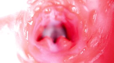 Extreme close up of a big cock in a sloppy wet sweet hole!