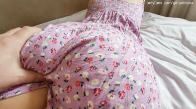 Touching Ass Through Sexy Sundress of My Stepsister