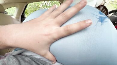 Hot Stepsister Making Me Cum with Her Tight Ass Public