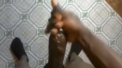 ???? BIGGEST AFRICAN COCK EDGING HANDJOB