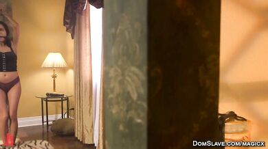 Junior lawyer bound and hard fucked by colleague