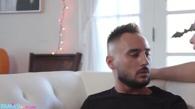 Big Titty Step Mother Fucks Step Son For Halloween - Natasha Nice